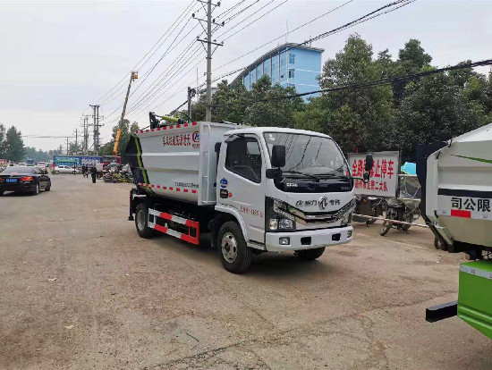 	東風小多利卡國六藍牌無洩漏自裝卸（挂桶）式垃圾車