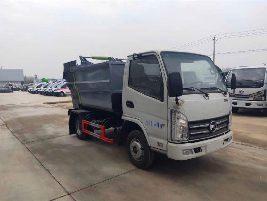 凱馬國六4方自後挂桶式垃圾車